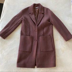 Cos Burgundy/Brown Coat